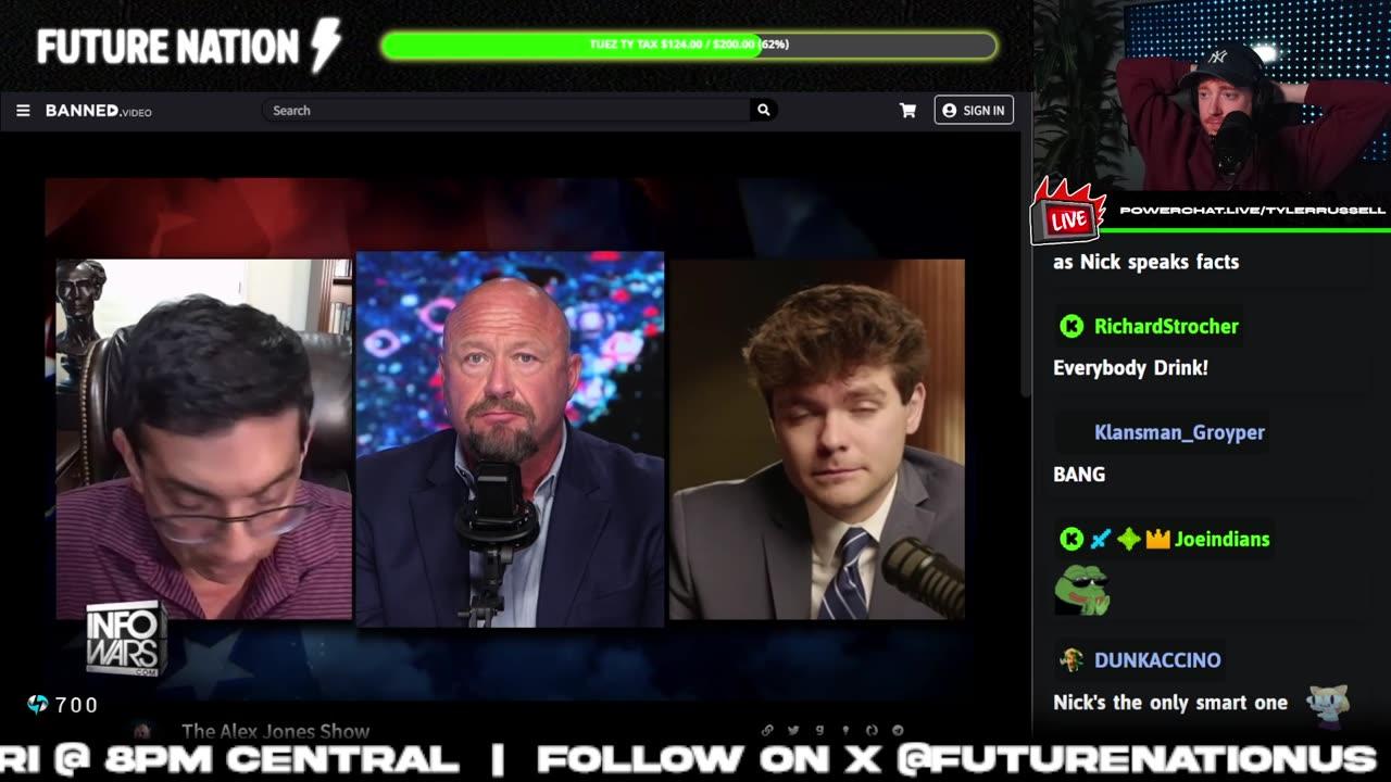 NICK VS DINESH DSOUZA LIVE @ 7PM CENTRAL! MUSK DEPORTED? TRUMP TO JAIL ANTISEMITES? TUESDAY YAP