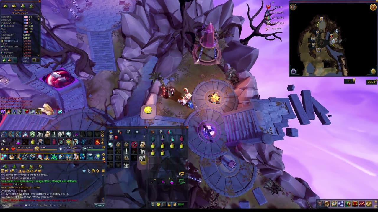 Runescape Hanging Out.