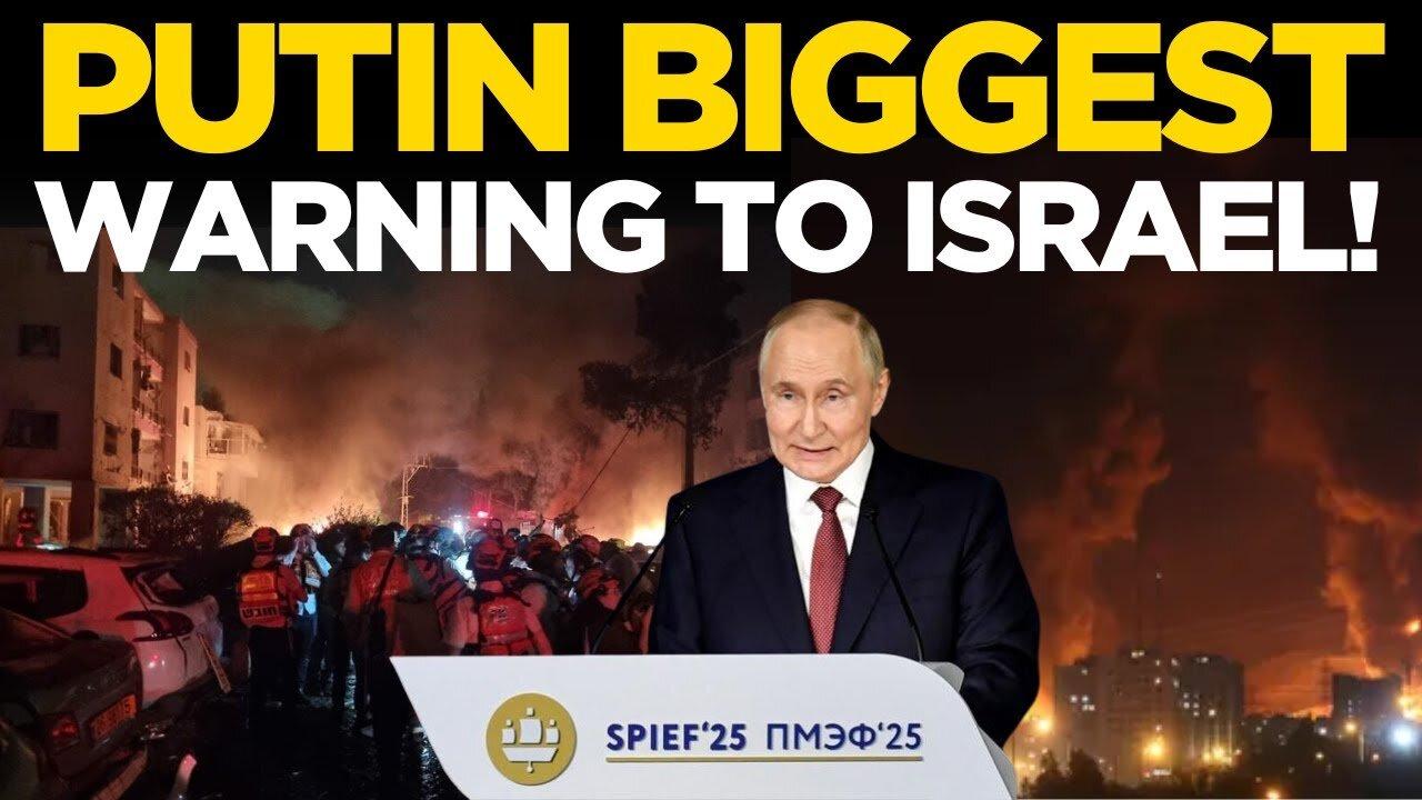LIVE: Putin Issues Final Warning to Israel Amid Escalating Iran Conflict
