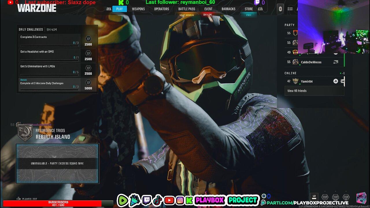 WE LIVE ON WARZONE CHAT JOIN! !joinup !letsplay
