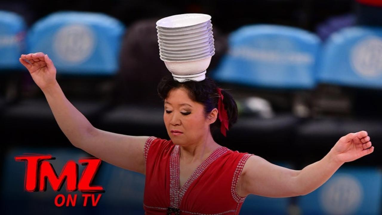 Red Panda Sustains Broken Wrist In Halftime Fall | TMZ TV