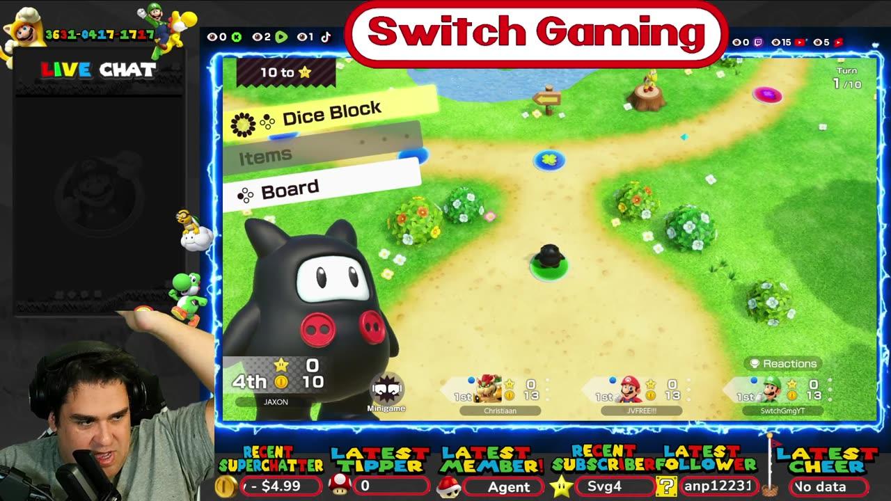 Birthday Celebration Day 1 Super Mario Party Jamboree LIVE W/Viewers on Nintendo Switch 2! π#shorts