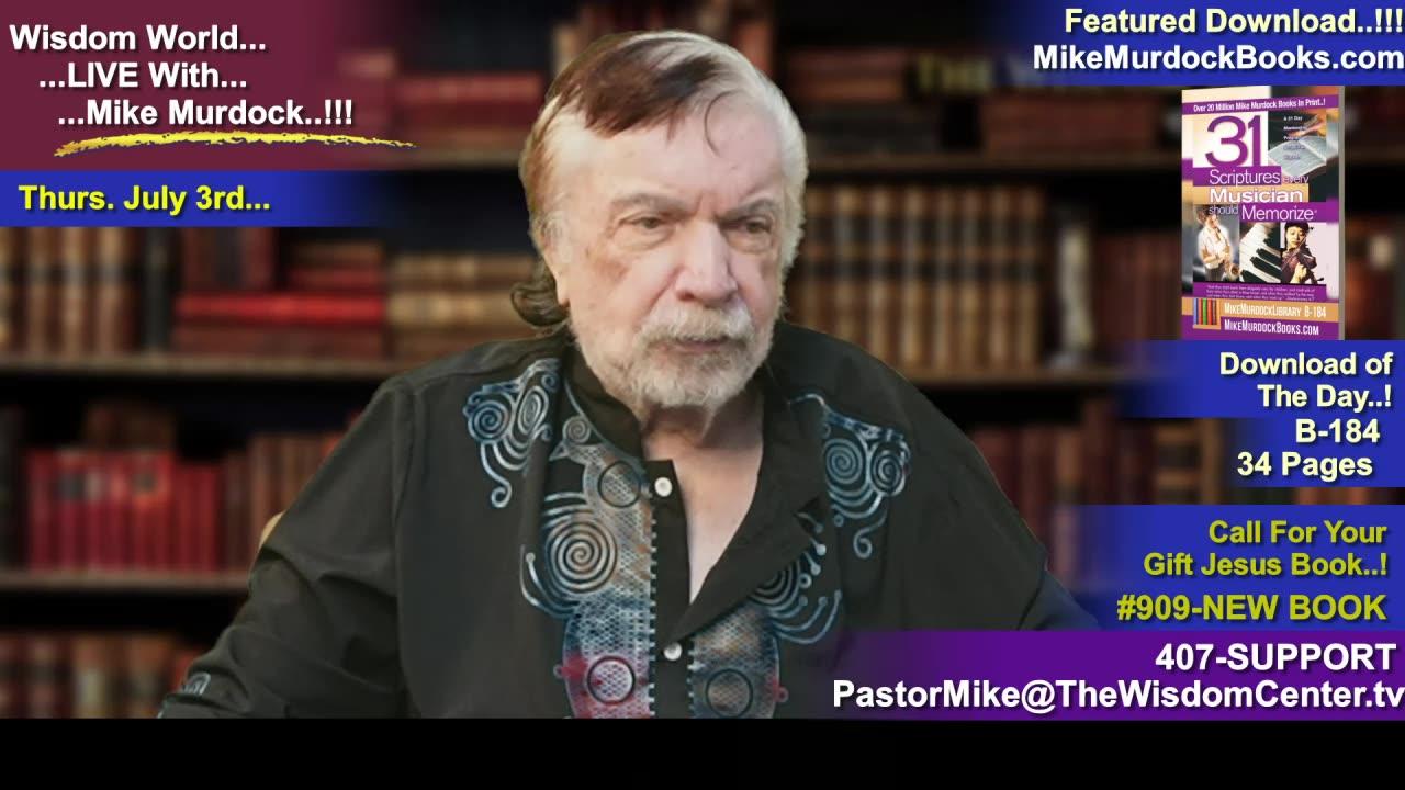 Re-Air: Wisdom World LIVE With Mike Murdock..!!!