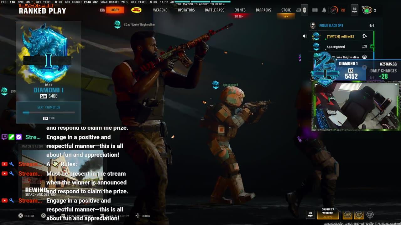 Call of Duty: Black Ops 6 - MP Ranked | WZ Ranked | Grinding High Kill Games #4