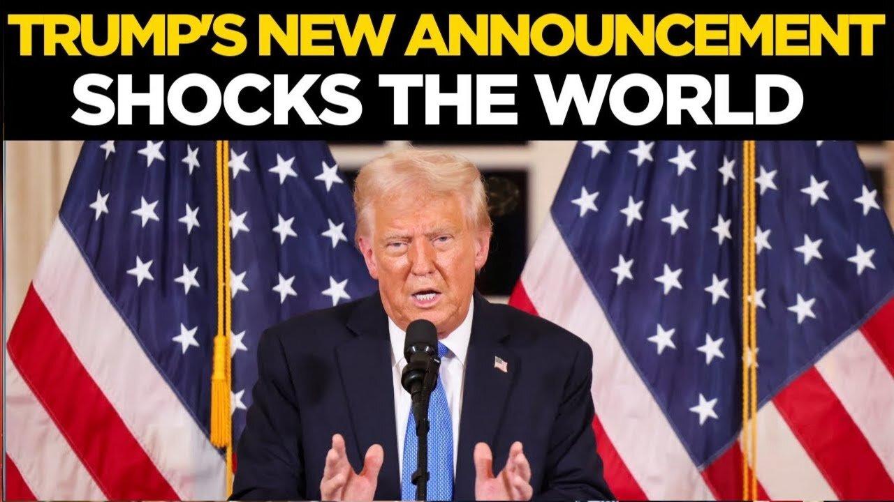 Trump LIVE | Trump Makes STUNNING Announcement in All-Important Press Conference | US News LIVE