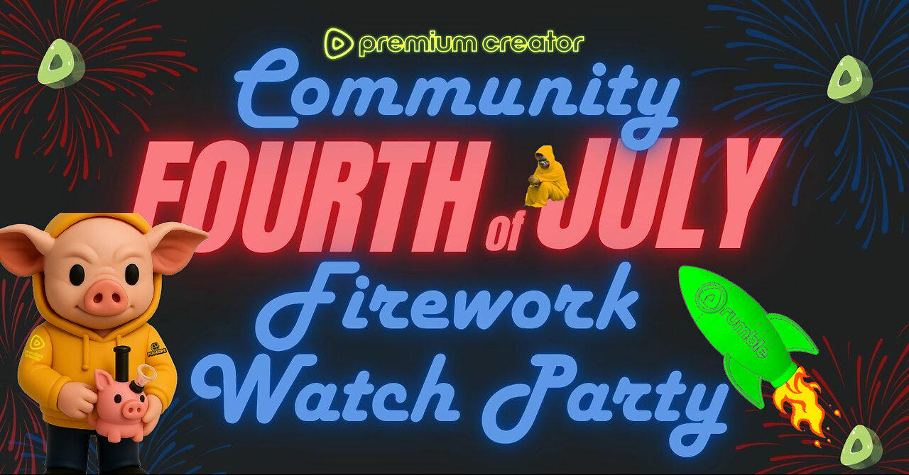 Premium Creator Community 4th of July Watch Party W/Friends&Family