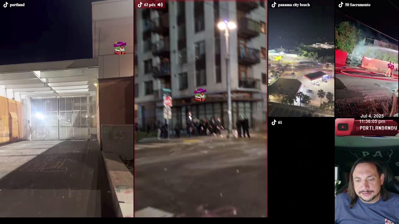 🔴 LIVE 4th Of July Fireworks vs Protest