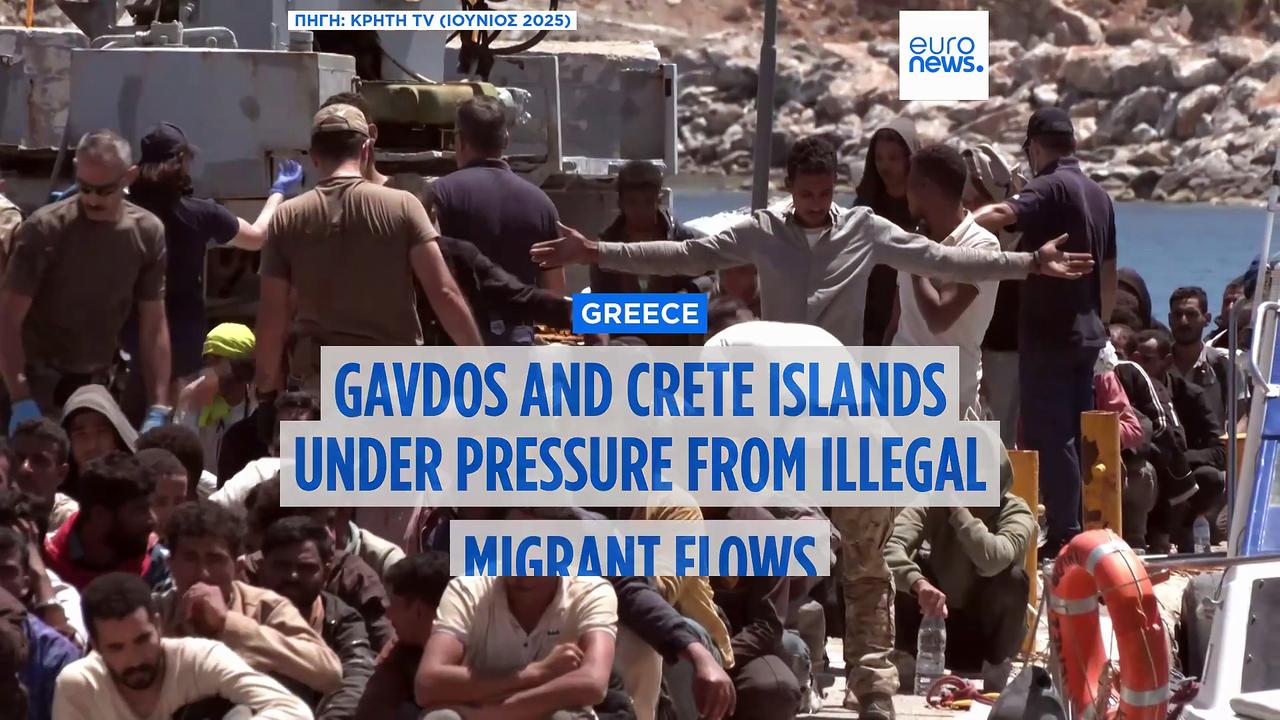 More than 750 migrants intercepted south of Greek island of Gavdos