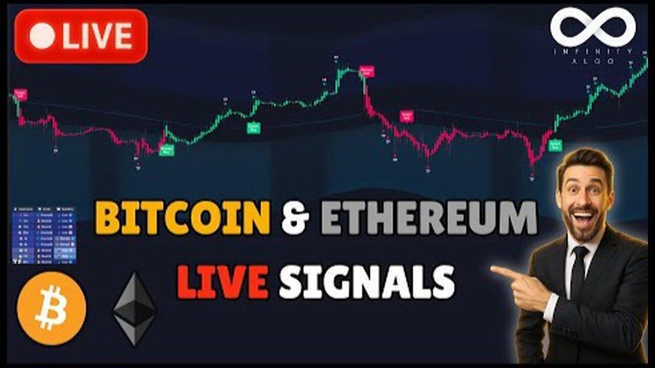 🔴 LIVE Bitcoin & Ethereum Signals – 24/7 Crypto Price Analysis & Trading Predictions