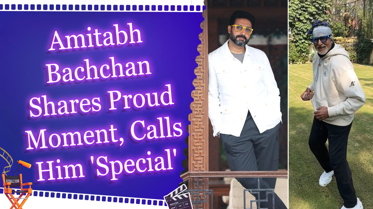Amitabh Bachchan cheers for son Abhishek’s journey: ‘You’re achieving it all on your own terms’