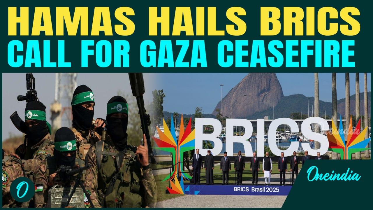 Hamas CELEBRATES BRICS Statement SLAMMING Israel’s ‘GENOCIDAL’ WAR in Gaza | Backs Ceasefire Call