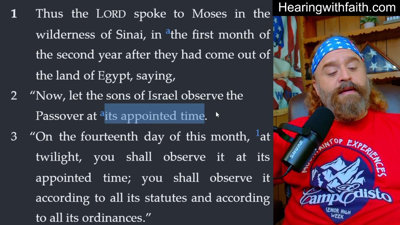Numbers 9: Passover and God’s Guidance Live Bible Study