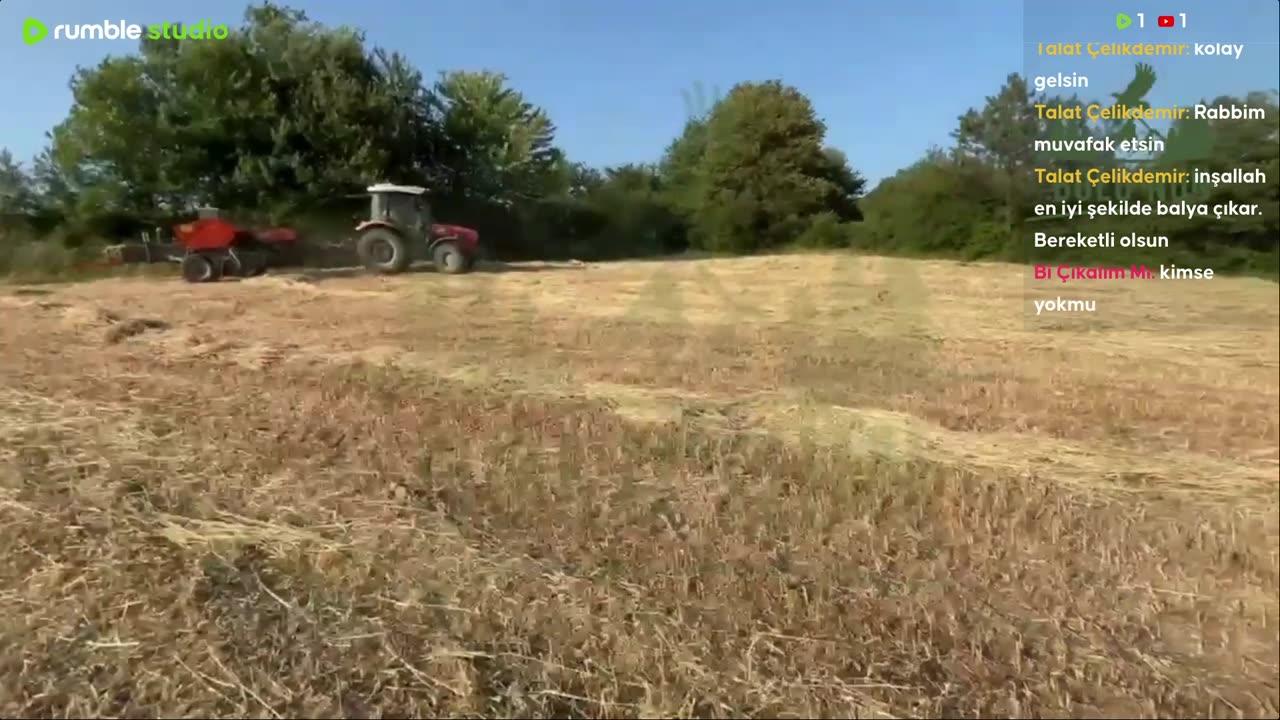 Köyde Balya Zamanı Canlı! Bu Emek Göz Doldurur 🚜🔥 (Ömerler Köyü)
