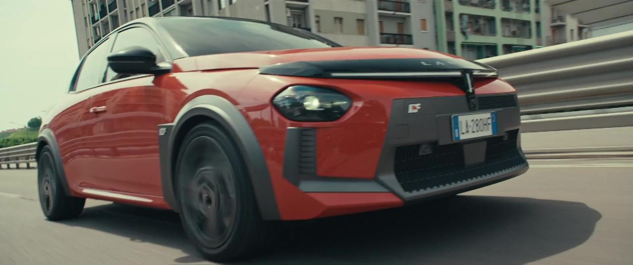 Lancia HF in Orange Driving Video