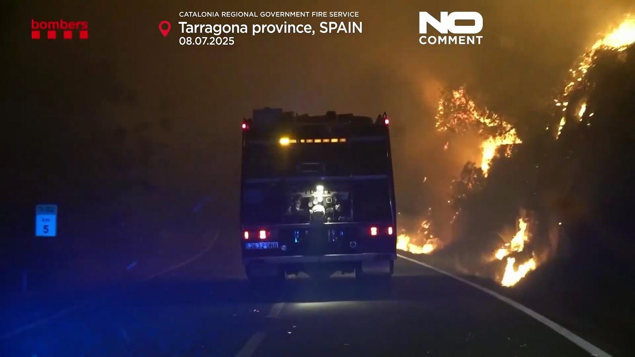 Spain heatwave fuels raging wildfire in Catalan national park