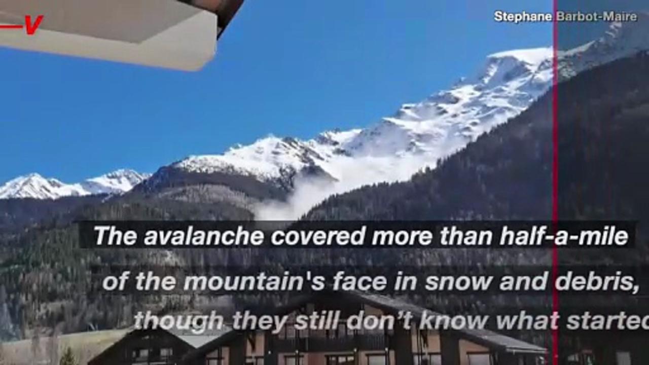 Check Out This Video of a Deadly Avalanche Tearing Down a Mountainside
