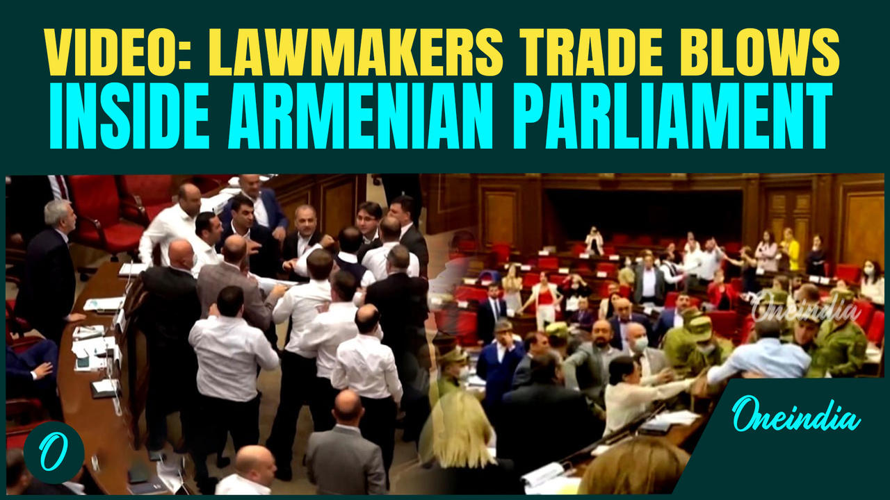SHOCKING! Fist Fight ERUPTS in Armenian Parliament | Scenes of MASSIVE CHAOS Unfold on Camera