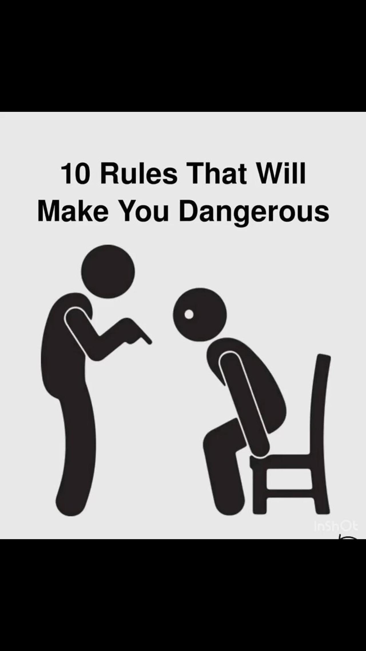 Rules that will make you more dangerous