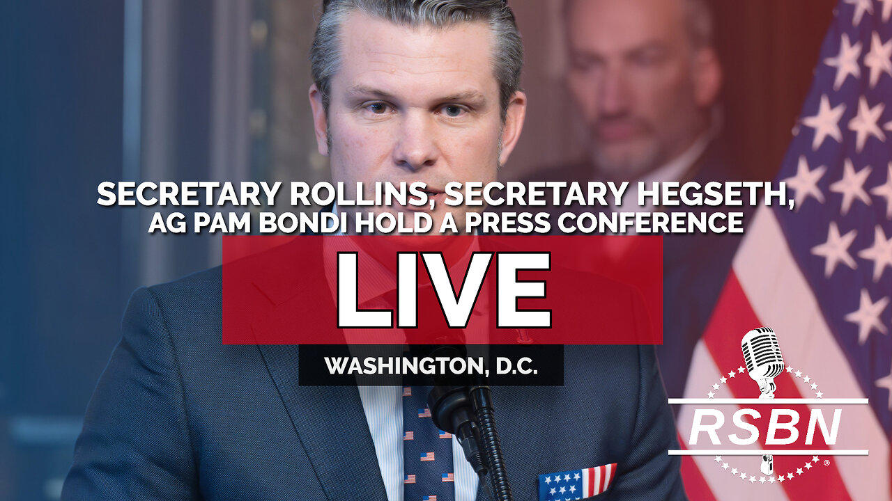 LIVE: Secretary Rollins, Secretary Hegseth, and AG Pam Bondi Hold a Press Conference - 7/8/25