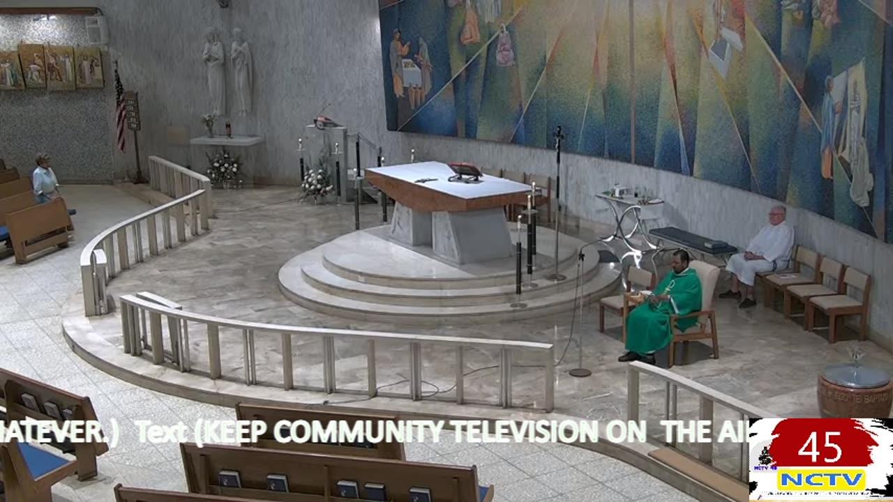 NCTV45 CATHOLIC MASS HOLY SPIRIT PARISH (ST VITUS) 9:00 AM TUES JULY 8 2025