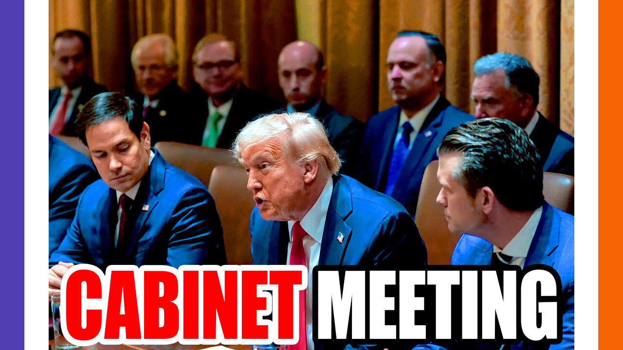 🔴LIVE: Trump Cabinet Meeting, DOJ Edited Epsteln Video, Illegal Farm Workers NOT Safe 🟠⚪🟣