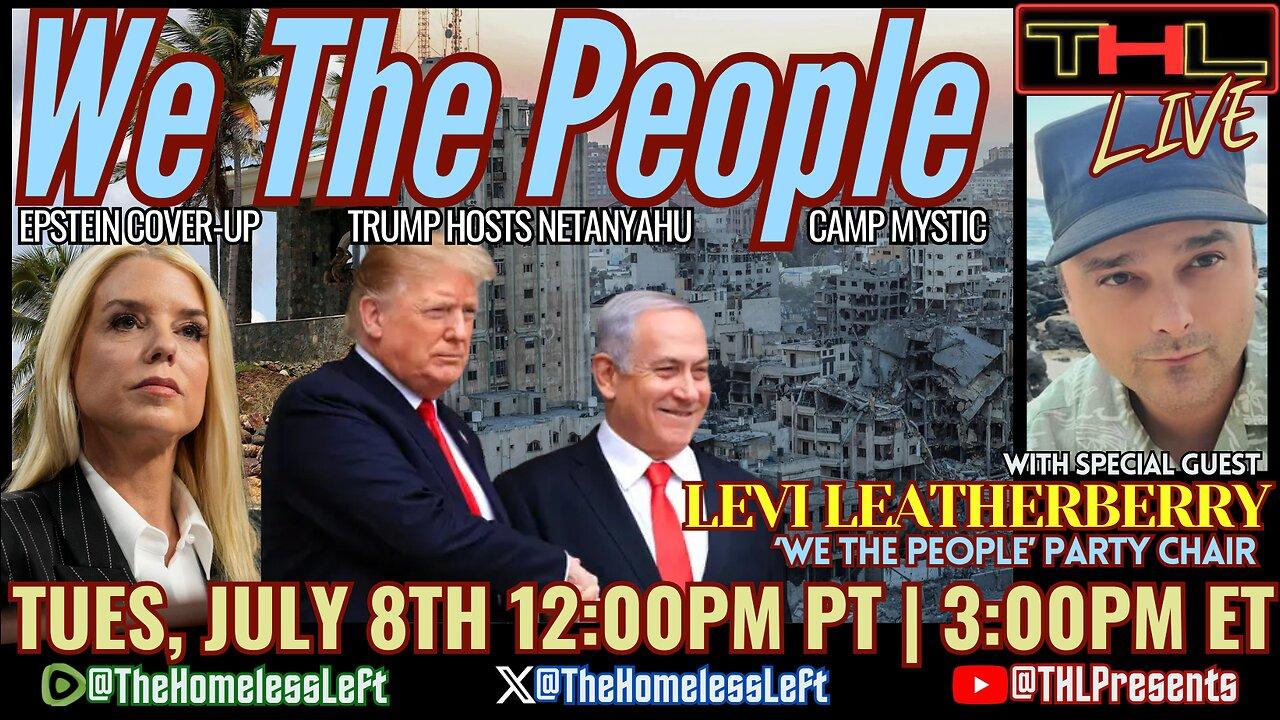 Epstein Coverup MAGA Pushback, Satanyahu Nominates Trump for Peace Prize, Third Party Resurgence w LEVI LEATHERBERRY, Tucker&apo