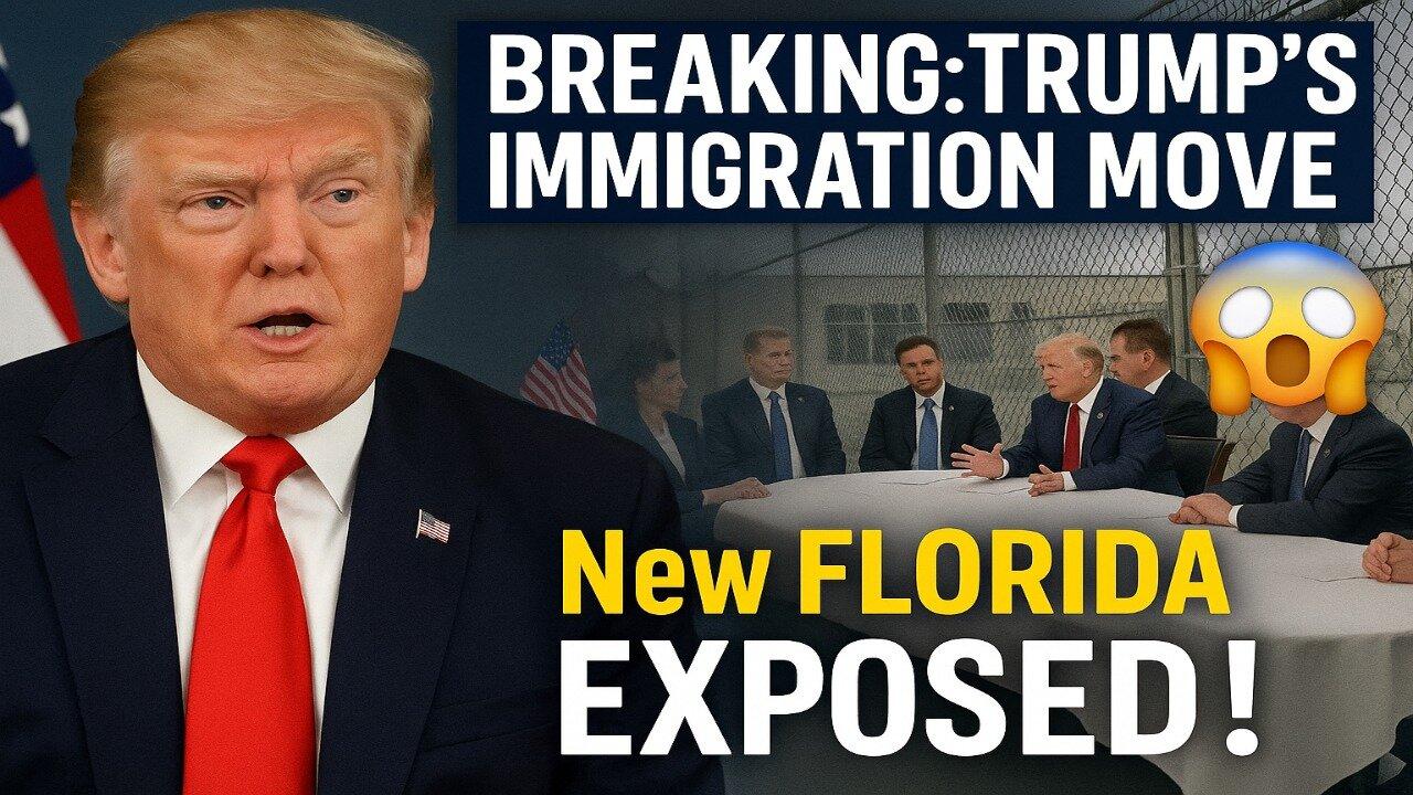 President Trump Hosts Roundtable Discussion on Immigration at New Florida Detention Facility