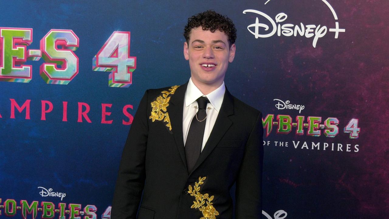 Julian Lerner 'Zombies 4: Dawn of the Vampires' Premiere Blue Carpet