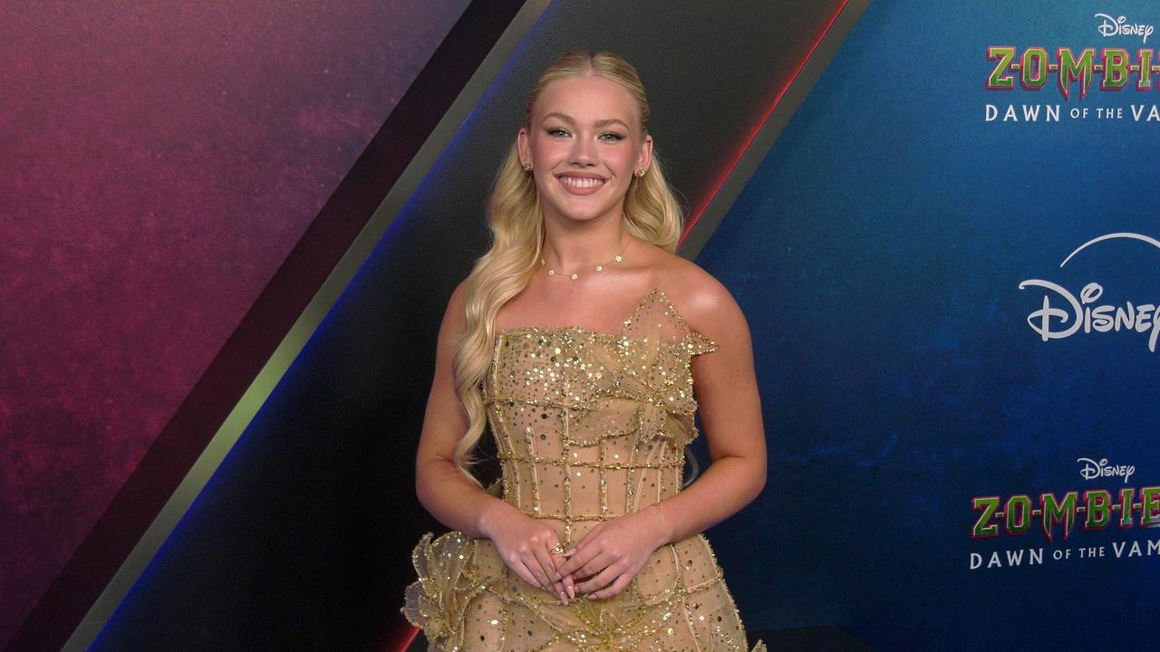 Freya Skye 'Zombies 4: Dawn of the Vampires' Premiere Blue Carpet