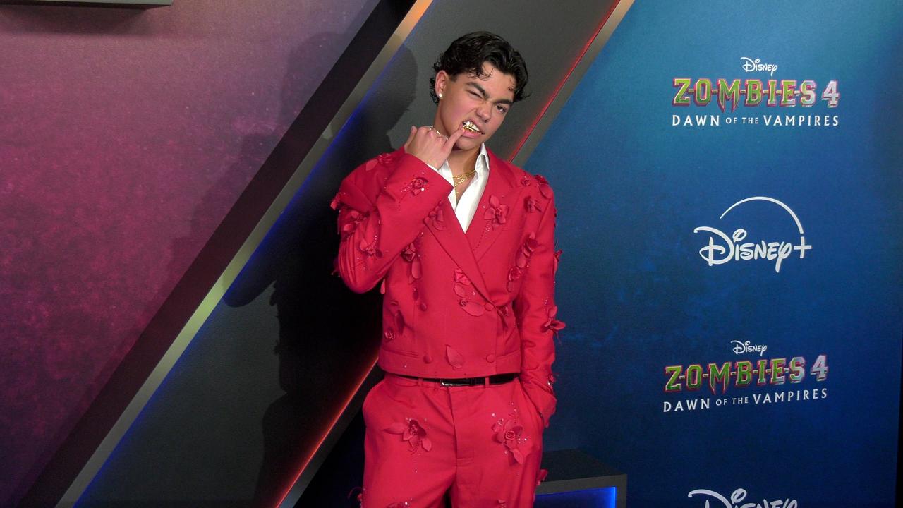 Malachi Barton 'Zombies 4: Dawn of the Vampires' Premiere Blue Carpet