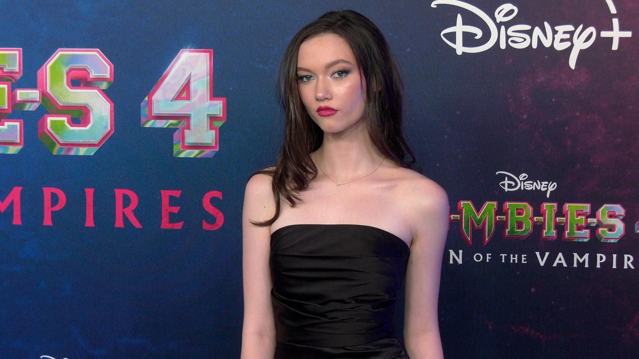Ruby Marino 'Zombies 4: Dawn of the Vampires' Premiere Blue Carpet