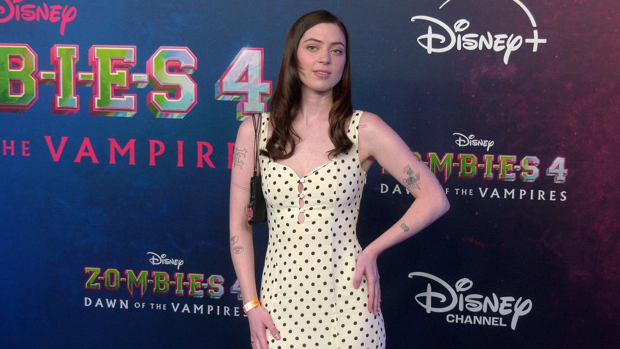 Lizzy McAlpine 'Zombies 4: Dawn of the Vampires' Premiere Blue Carpet
