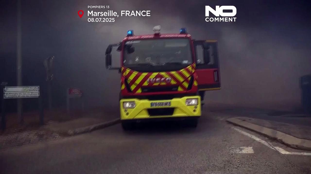 Wildfire near Marseille injures 110 and grounds flights