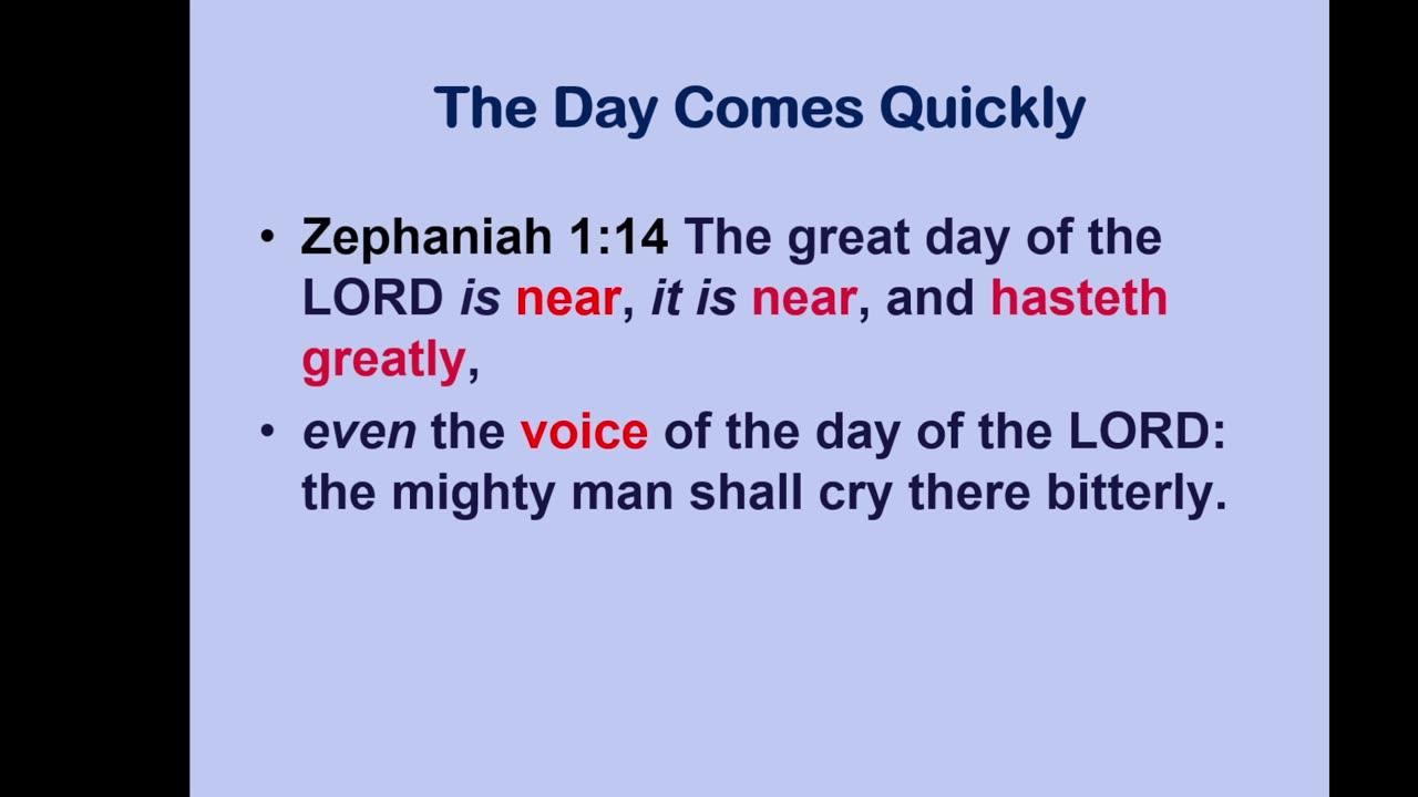 Bible Teaching: Book of Zaphaniah Part 2
