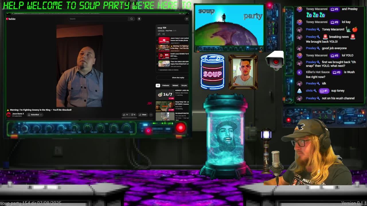 Soup Party 154- Jason Bardo el RETARDO | Lionmeows doesnt GET IT | a bit LATE on NATE