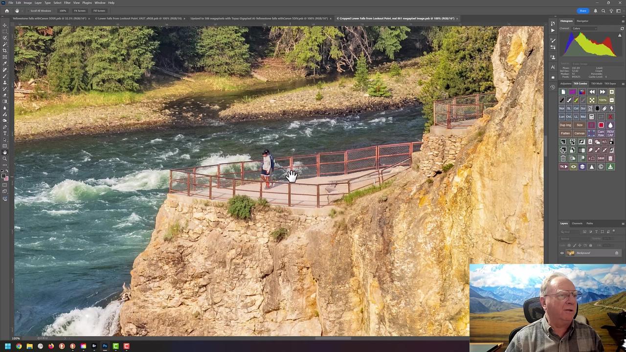 A Real Gigapixel Image vs Topaz Gigapixel AI