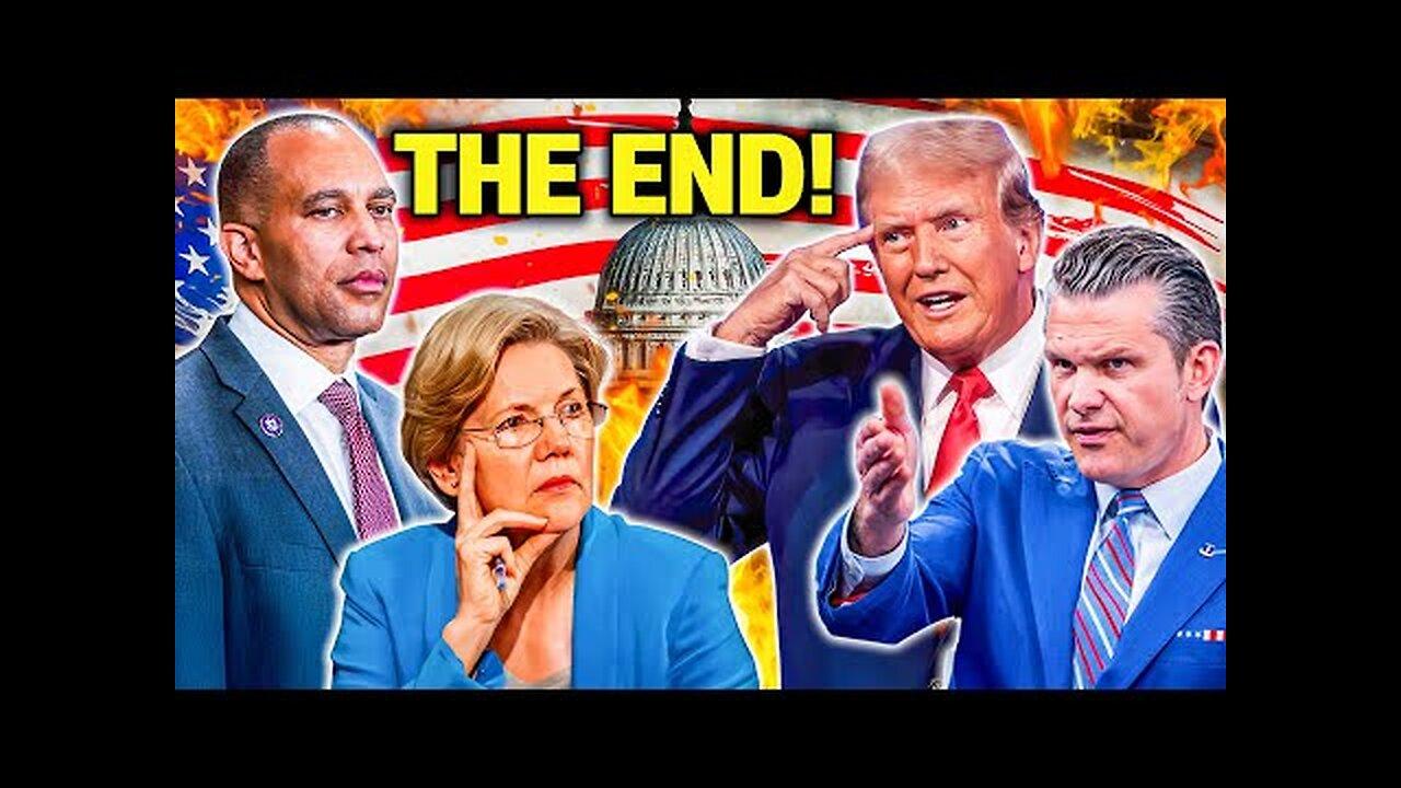It’s OVER: Trump Just EXPOSED Hakeem Jeffries & Elizabeth Warren on National TV!