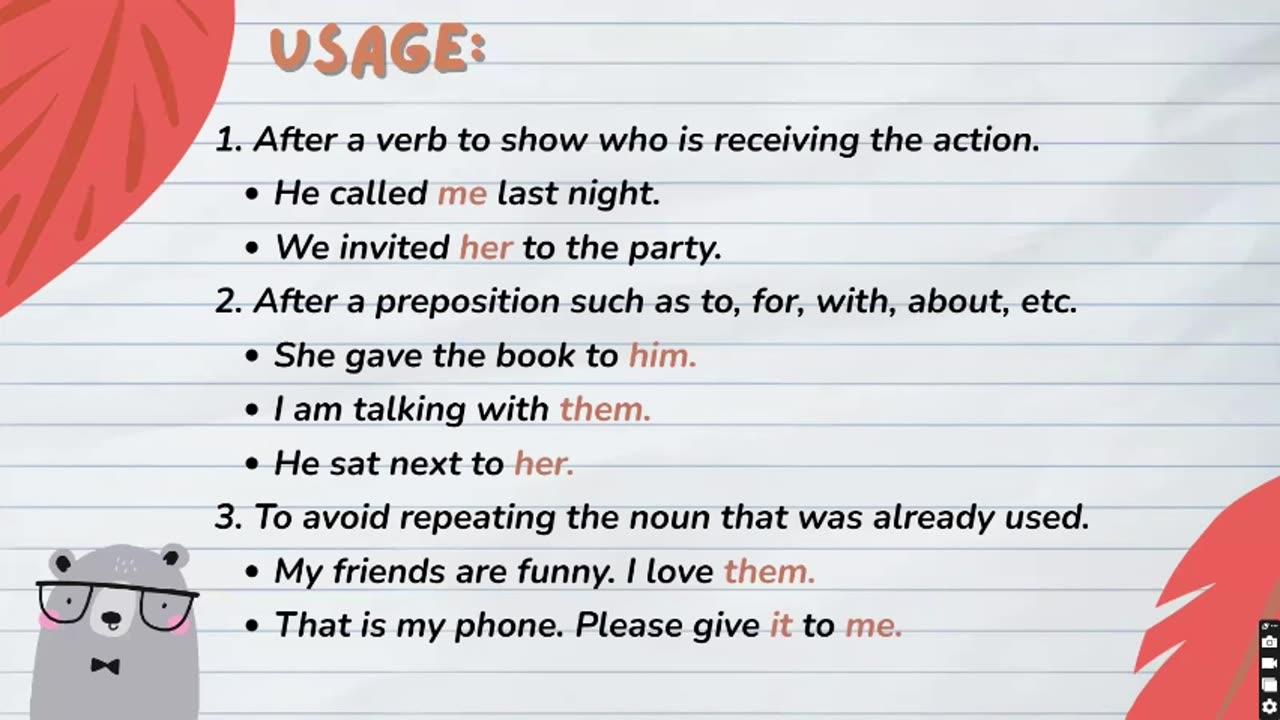Charming Talk Star - A2 (14) - Subject & Object Pronouns - Session 4
