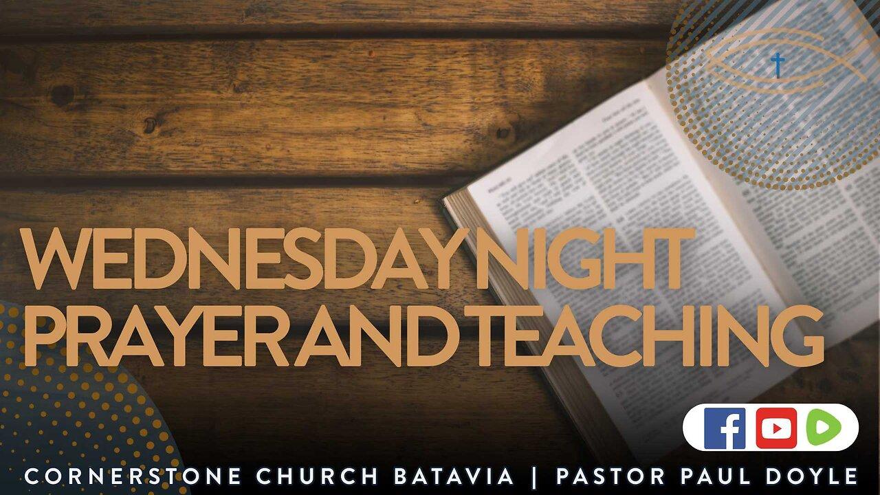 Prayer & Teaching | 07/09/25 | Cornerstone Church #CornerstoneBatavia #Revival