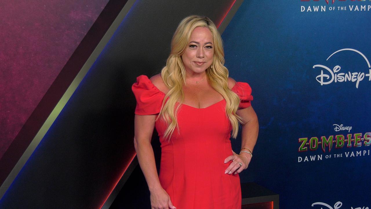 Sabrina Bryan 'Zombies 4: Dawn of the Vampires' Premiere Blue Carpet