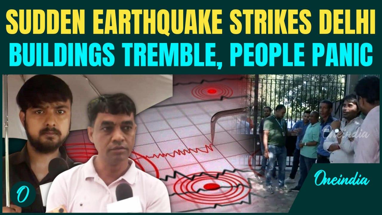 BREAKING: Strong 4.1 Magnitude Earthquake Rocks Delhi-NCR — Buildings Shake, Residents Rush Outdoors