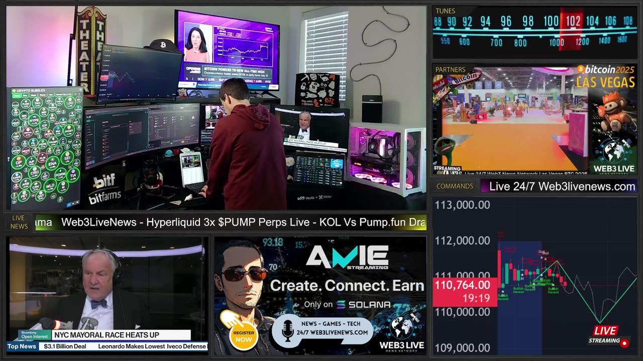 🔴 Web3 Live News | 7/9 | Bezos Dumps $665M, BTC Wobbles, Phantom Perps Drop, AVIE Rising 🚀