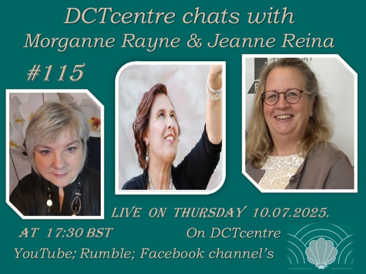 Guidance & Messages from Visionary Morganne in DCTcentre Chats #115# Live 10.07.2025