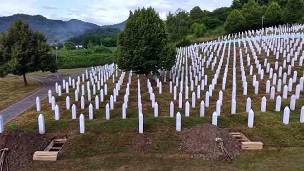 Graves prepared for Srebrenica victims 30 years after massacre