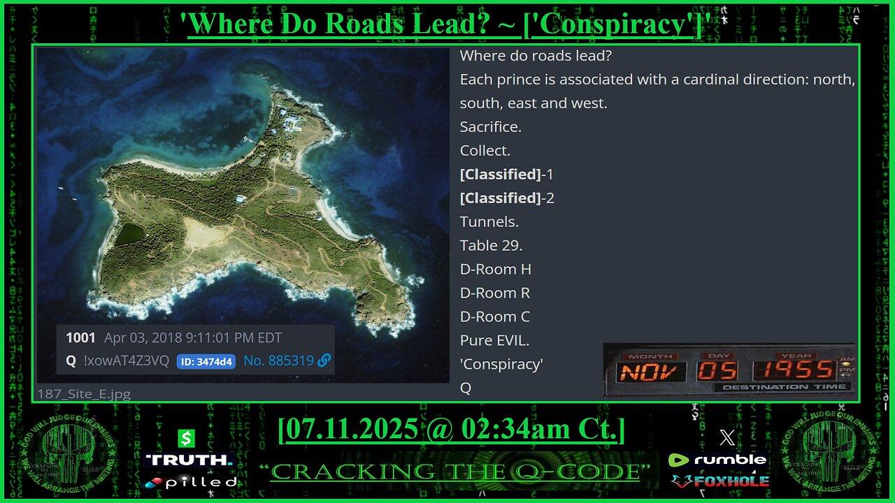 "CRACKING THE Q-CODE" ~ 'Where Do Roads Lead? [Conspiracy]'