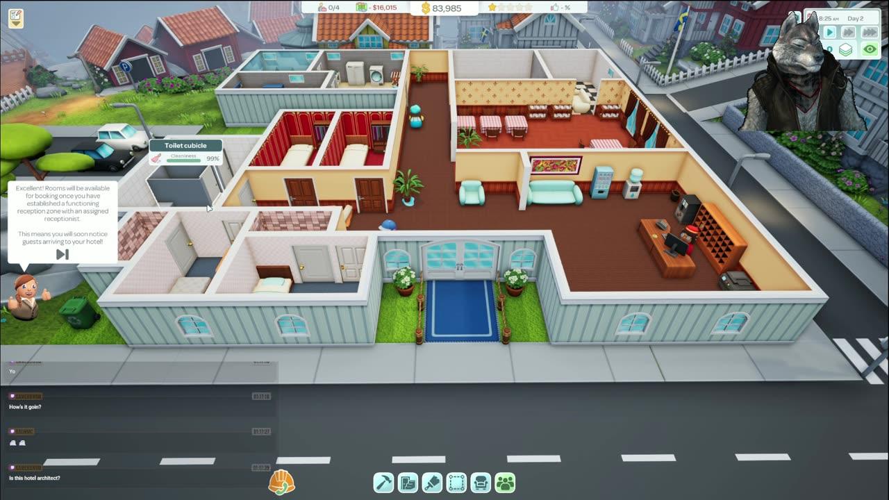 Stream 223: Playing Hotel Architect