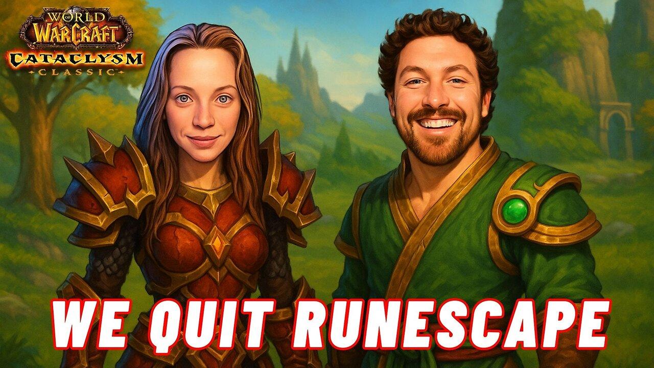 🔴 We Quit RuneScape for WoW - Let’s Go! Day 1