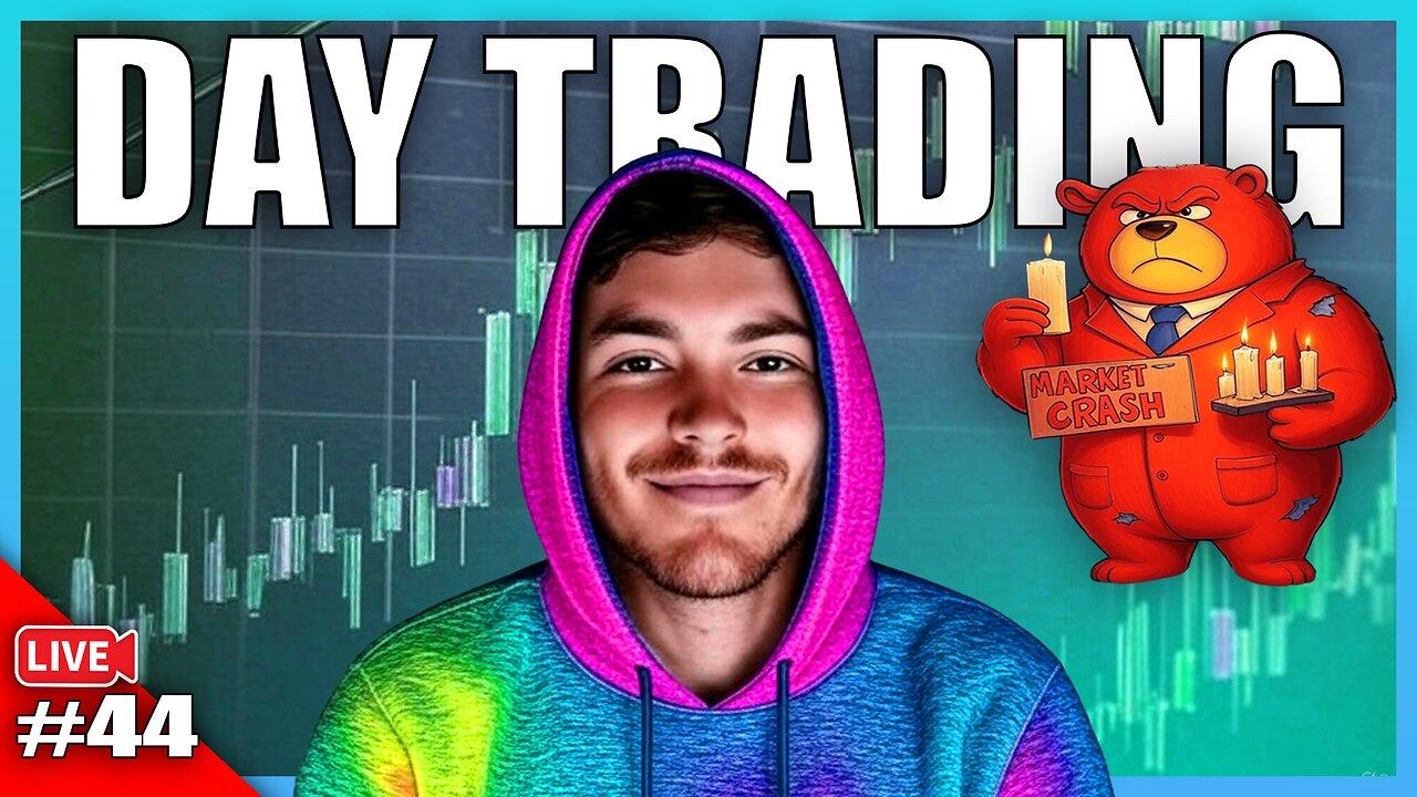 LIVE - Trading Nasdaq Futures & Crypto! Trump 35% EU Canada Tariffs? (FRANTIC FRIDAY!) | Ep. 44
