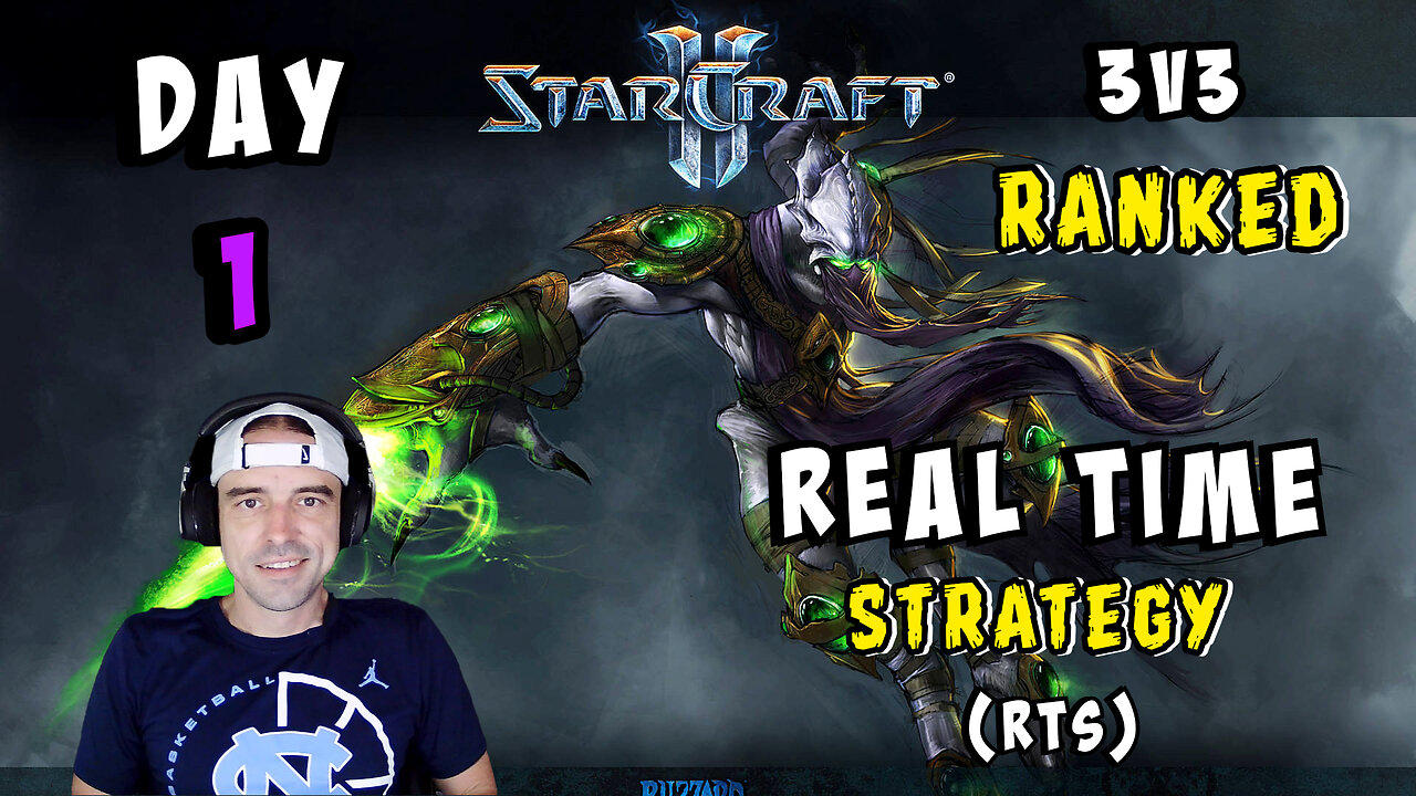 🔴LIVE - DAY 1 - PLAYING STARCRAFT 2 RANKED FOR THE FIRST TIME IN YEARS WITH NEFFEX MUSIC - RTS GAME