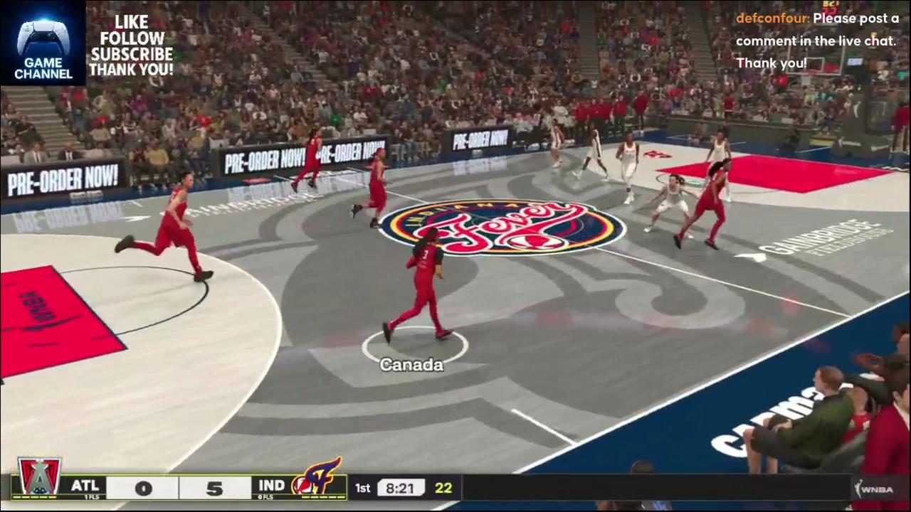 ATLANTA DREAM VS INDIANA FEVER JULY 11, 2025